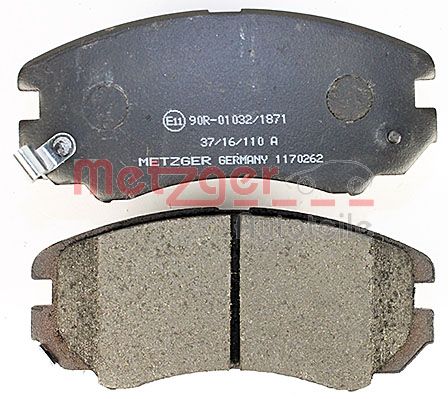 METZGER 1170262 Bremsbelagsatz, Scheibenbremse